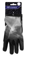 MTB rukavice Force CORE letní, šedé (1)