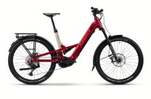 Celoodpružené elektrokolo GHOST E-ASX Essential Low EQ Rebel Red/Coffee Pebble - S