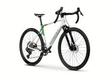 Gravel kolo GHOST Asket CF Full Party Silver Stone/Madow Green Glossy (1)