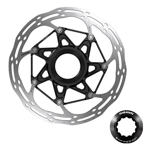 Kotouč SRAM Centerline 2 Piece CenterLock 160mm Black Rounded