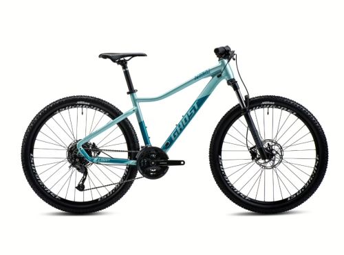 Dámské horské kolo GHOST Lanao Universal 27.5 Light Mint Pearl/Azure Blue Matt