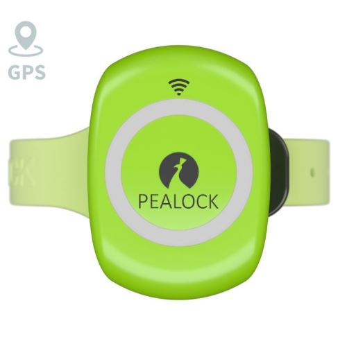 Zámek na kolo PEALOCK 2, elektronický s GPS, zelený