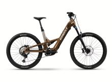 Celoodpružené elektrokolo GHOST E-ASX Advanced Low Brown Bear/Stone Glossy - L