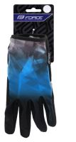 MTB rukavice Force CORE letní, modré (3)
