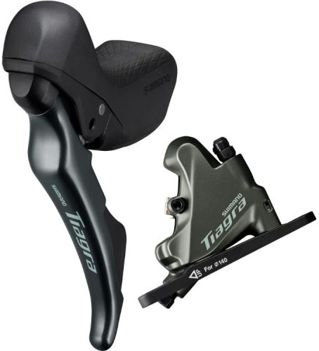 Brzdový set Shimano Tiagra BR-4770 + ST-4720, FLAT MOUNT