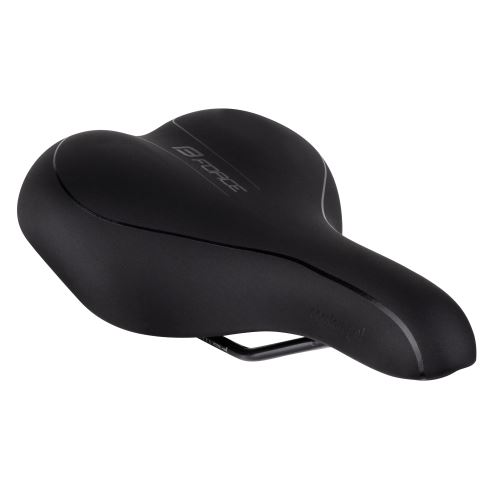Sedlo FORCE COMFORT GEL pánské turistické, černé