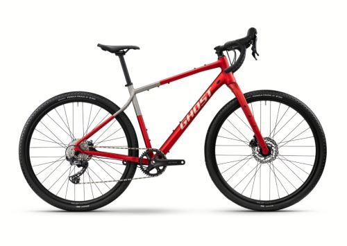 Gravel kolo GHOST Asket Deep Crimson/Gunmetal Grey Matt