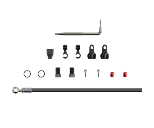 Hadice pro kot.brzdy SRAM - Silver Banjo -2000mm, silver