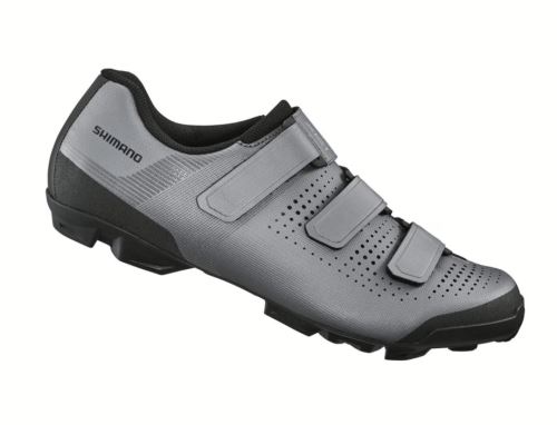 MTB tretry Shimano obuv SH-XC100, stříbrná