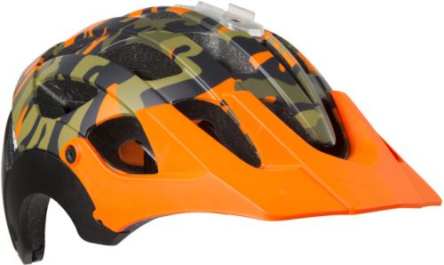 Přilba Lazer Revolution. camo černá/oranžová, S