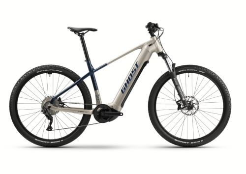 Horské elektrokolo GHOST E-Teru Universal Pearl Warm Grey/Dark Blue