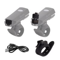 Přední světlo FORCE FLUX 200LM USB, černé (2)