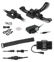 Přední světlo FORCE GLOW-2 1000LM USB, černé (1)