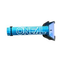 Brýle O’Neal B-10 STRIPED MX/MTB – blue/blue, radium blue sklo (1)
