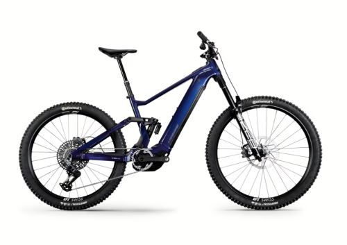 Celoodpružené elektrokolo LAPIERRE Overvolt AM 10.8 Hexagonal Blue