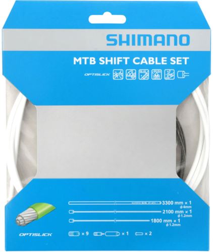 Sada řadicích lanek Shimano OT-SP41 s lankem řazení pro SL-M8000 bílá