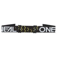Brýle O’Neal B-33 HEXA MX/MTB – black/gold, silver mirror sklo (1)