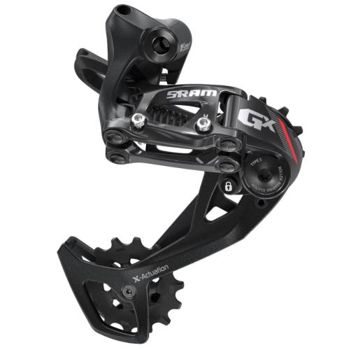 Přehazovačka SRAM GX 2X11rychl., dlouhé vodítko, červená