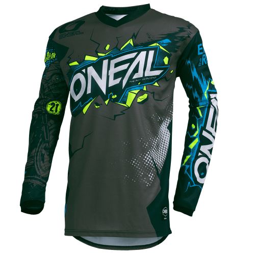 Dětský dres O'Neal ELEMENT Youth Jersey VILLAIN šedá
