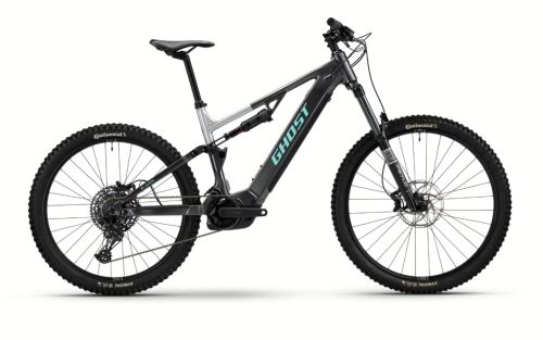 Celoodpružené elektrokolo GHOST E-ASX Universal Blazing Black/Misty Grey