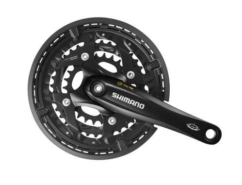 Kliky Shimano DEORE FC-T521 oktalink 3x10 175 mm 48x36x26z s krytem černé