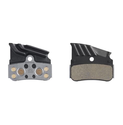 Brzdové destičky Shimano N04C-MF kov+chladič MTB, 4-pístové