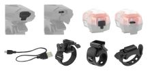 Přední a zadní světlo FORCE EXPRESS USB (1)