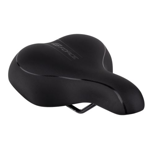 Sedlo FORCE COMFORT GEL dámské turistické, černé