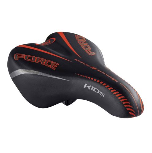Sedlo FORCE KIDS 16-20" dětské, černo-červené