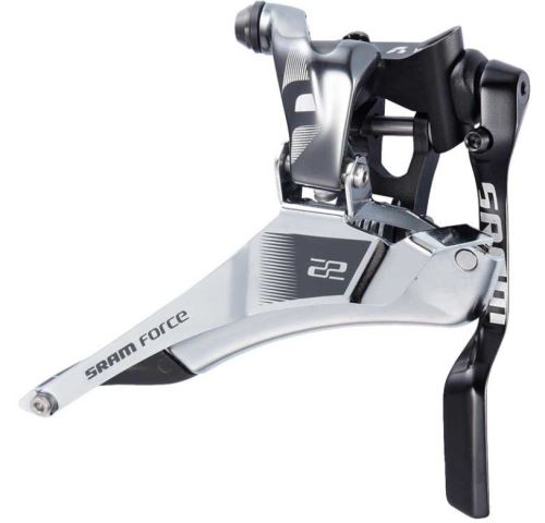 Přesmykač SRAM Force22 Yaw s Chain Spotterem, navářka