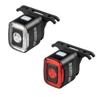 Přední i zadní blikačka FORCE FLEA 200 LM, USB (2)