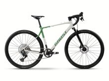 Gravel kolo GHOST Asket CF Full Party Silver Stone/Madow Green Glossy - XL