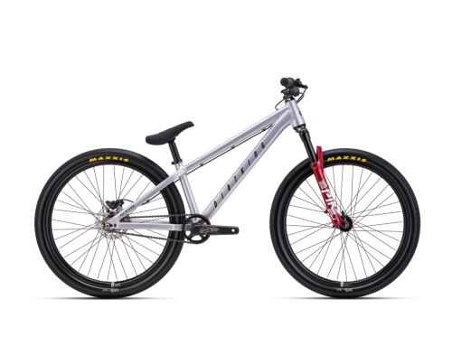 Dirtové kolo CTM DIRTKING Pro 26" matná stříbrná - 2026