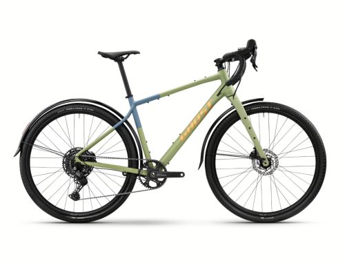 Gravel kolo GHOST Asket EQ Olive Drab/Midnight Teal Matt