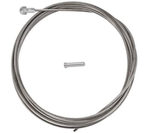 Brzdové lanko Shimano s povlakem SIL-TEC 1,6x2050 mm nerez ocel + koncovky