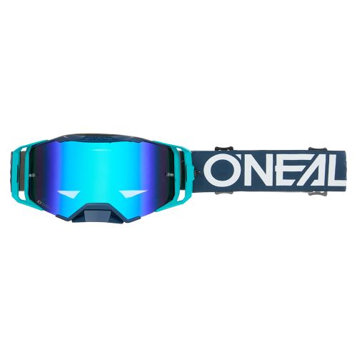 Brýle O’Neal B-33 HEXA MX/MTB – blue, radium blue sklo