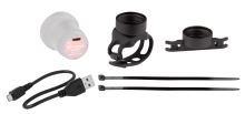 Zadní blikačka FORCE GLITZ 20LM, 20x LED, USB (1)