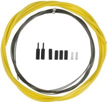 Sada řadících lanek Shimano řazení pro silnici OT-SP41 OPTISLIC, žlutý