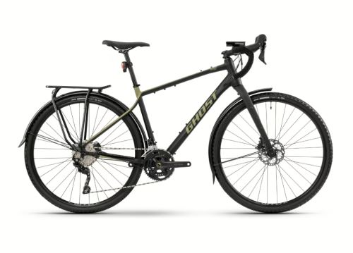 Gravel kolo GHOST Asket AL Essential EQ Black/Light Khaki