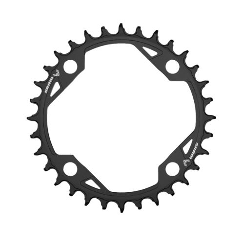 Převodník SRAM T-TYPE 32z 104 BCD Aluminum Light Powered EMTB Black