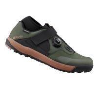 MTB gravity obuv Shimano SH-GE900, unisex, olivová