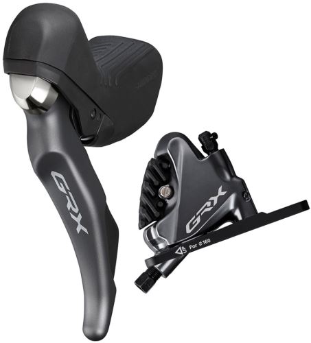 Brzdový set Shimano GRX BR-RX810 + ST-RX810 (J-kit), FLAT MOUNT, polymerové destičky s chladičem, SMBH90