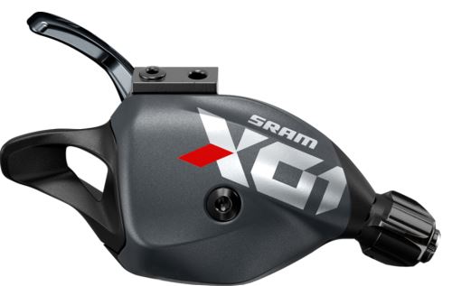 Řadící páčka SRAM X01 Eagle 12 rychl., zadní včetně objímky, Red