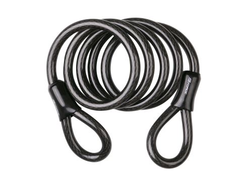 Zámek na kolo Force samostatné , 150cm/12mm, černé