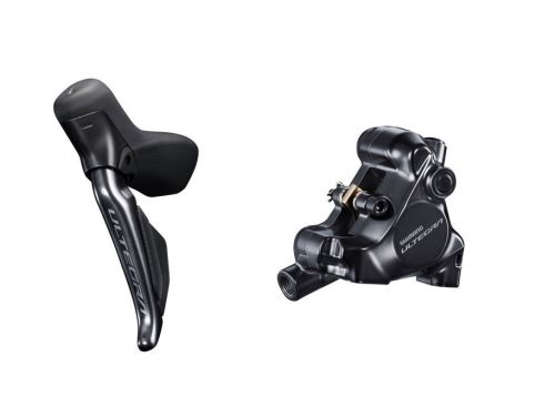 Brzdový set Shimano Ultegra Di2 s kotoučovými brzdami BR-R8170 a pákami - ST-R8170 (J-kit), Flat Mount