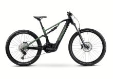 Celoodpružené elektrokolo GHOST E-ASX 130 Essential B625 Black/Green - S