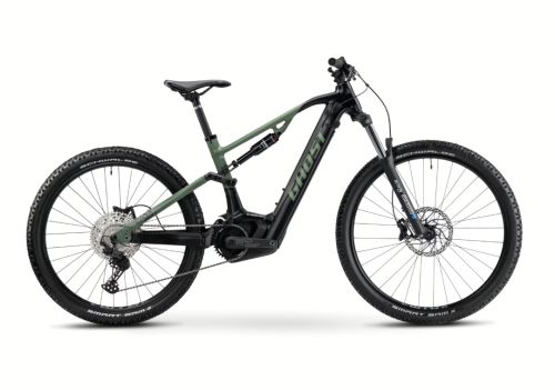 Celoodpružené elektrokolo GHOST E-ASX 130 Essential B625 Black/Green
