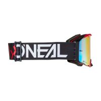 Brýle O’Neal B-33 HEXA MX/MTB – black/red, radium red sklo (1)