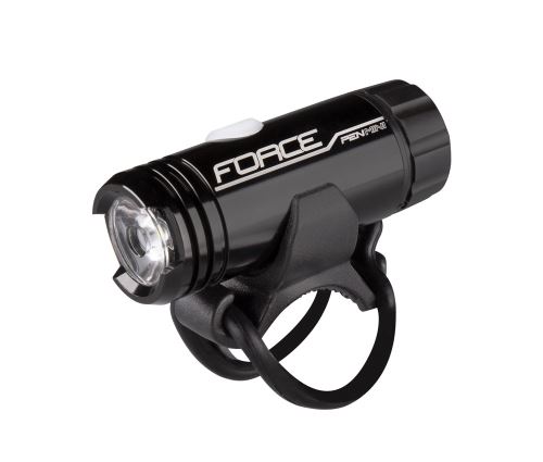 Přední světlo FORCE PEN MINI 150LM USB MINI,černé