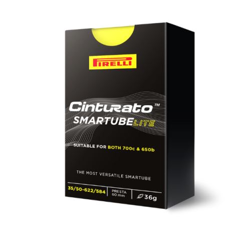 Duše Pirelli Cinturato™ SmarTUBE LITE, 35/50-622/584, Presta 60mm, žlutá s č. ventilkem